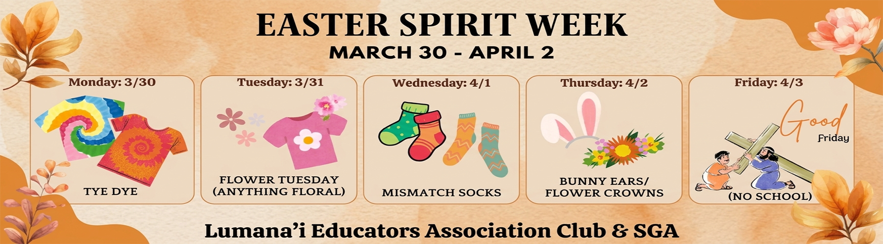 Easter Spirit Week
